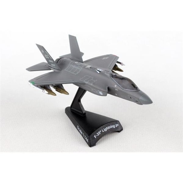 Postage Stamp Planes Postage Stamp Planes PS5602 F-35 Lightning II 58th FS Scale 1 by 144 USAF Diecast Model with Stand PS5602